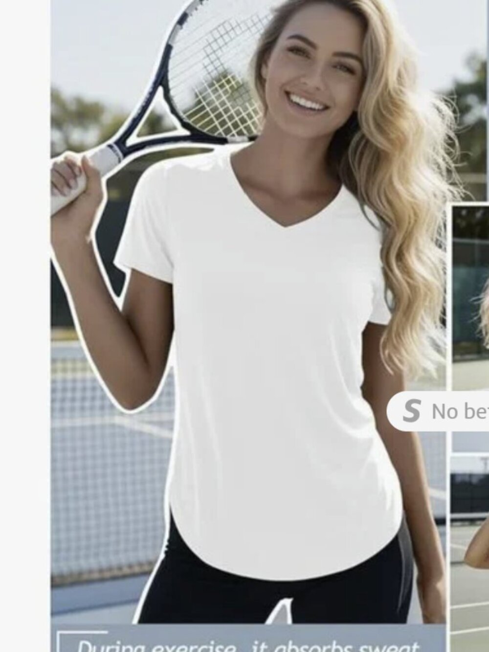 NWT Workout Shirt V Neck Quick Dry Top UPF 50+ Short Sleeve UV Gym Basic Tee M